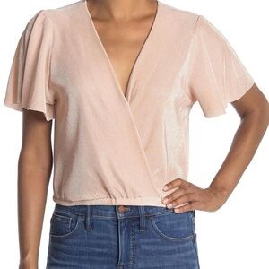 ASTR THE LABEL Women’s Blush Wrap Top